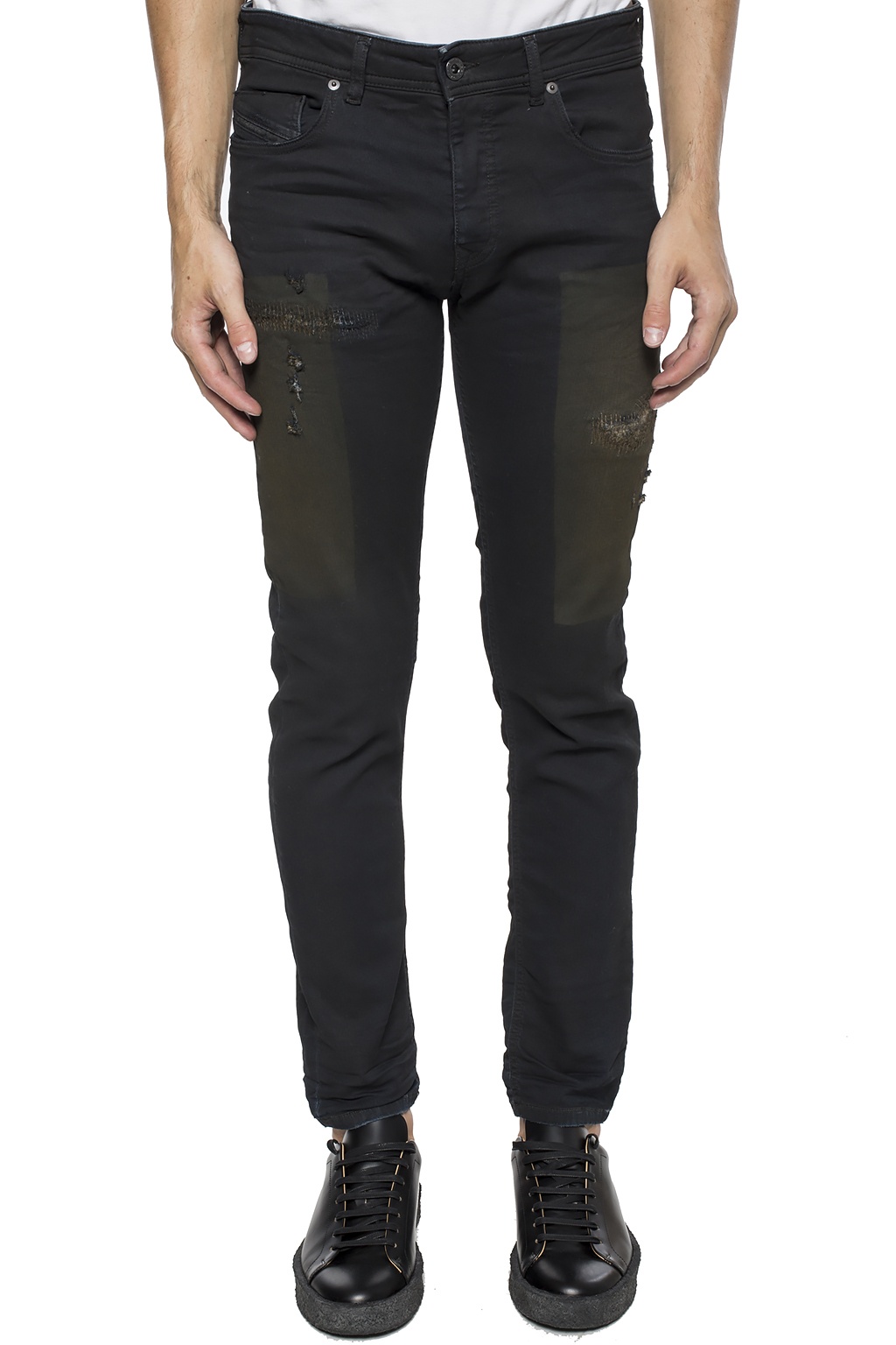 Black Jeans with stitching Diesel Black Gold - Vitkac Canada